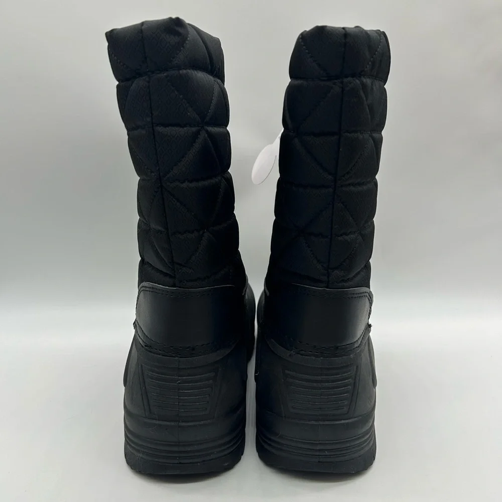 Time and Tru Women’s Black Winter Snow Boots Temperature Rated -5°F Sz 10 | NWT